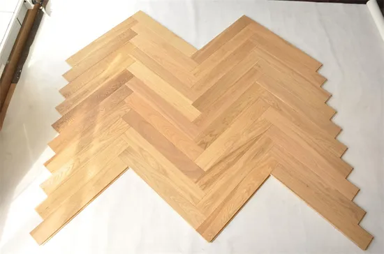 Customized Color Engineered Herringbone Oak Smooth French Oak Manufactory Cheap Price Parquet Flooring