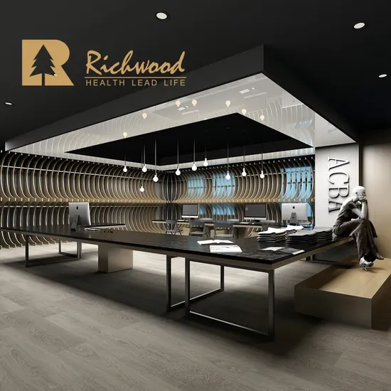 100% Waterproof Wood Fiber Floor Aqua Engineered Wood MDF HDF Laminated Laminate Flooring 