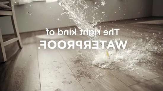 Aqua 100% Waterproof Real Wood Fiber Laminate Flooring with Easy Installation, Cleaning and Maintenance 