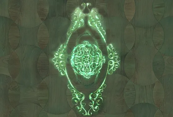 Luxury Crystal Inlay Indoor Solid Wooden Laminate Flooring 